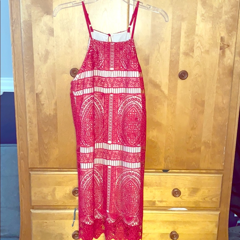 Red hot Francesca’s dress!